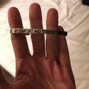 My Comfort & Strength silver bracelet
